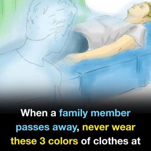 When a family member passes away, never wear these 3 colors of clothes at the funeral.
