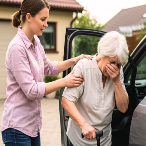Elderly Woman Thought Her Adoptive Daughter Was Taking Her to a Nursing Home… But What Happened Next Was a Surprise