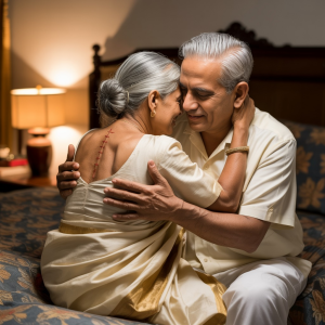 At 61, I remarried my first love. But on our wedding night, as I removed my wife’s traditional dress, what I saw both shocked and broke me